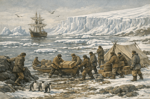 First Landing on Antarctica