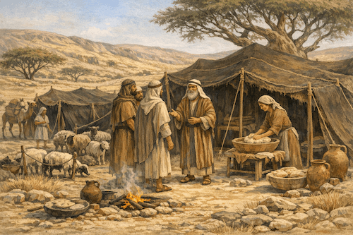 Abraham at the Oak of Mamre