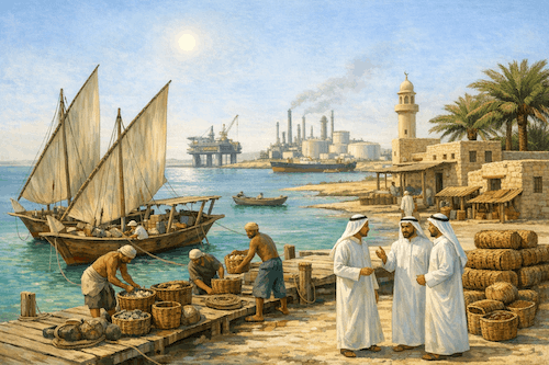 Bahrain Pearl Harbor and Oil Economy