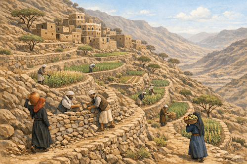 Terraced Farming in Yemen