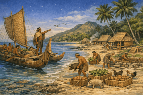 Polynesian Navigation and Island Settlement