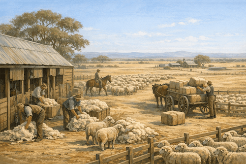 Australian Sheep Station and Wool Export