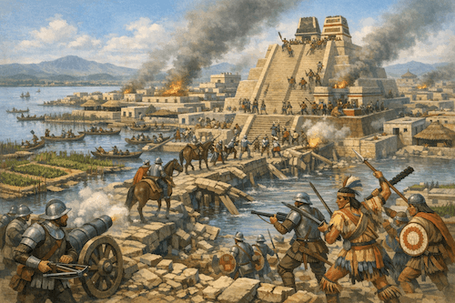Siege of Tenochtitlan, 1521
