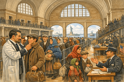 Ellis Island Inspection Hall