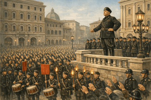 Mussolini’s Rome Rally