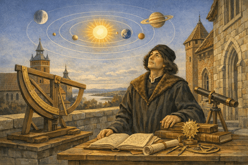 Nicolaus Copernicus at the Observatory