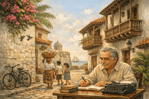 Gabriel García Márquez in Cartagena