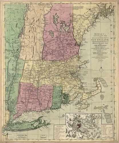 This is an antique map titled