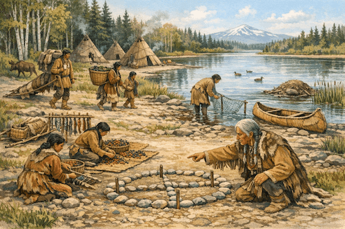 Sacred Circle of Life and Seasonal Migration