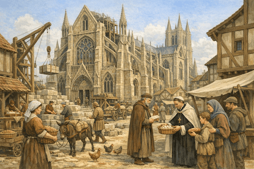 Gothic Cathedral and Medieval Town