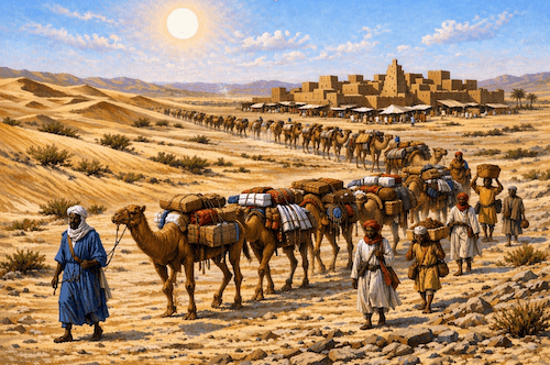 Sahara Caravan Trade Route